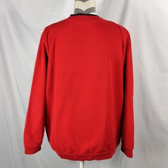 Bon Worth Red "Scotty" Embroidered Sweatshirt - Picture 4 of 7